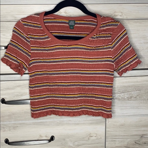 Striped crop top - Picture 1 of 2